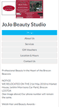 Mobile Screenshot of jojobeautystudio.com